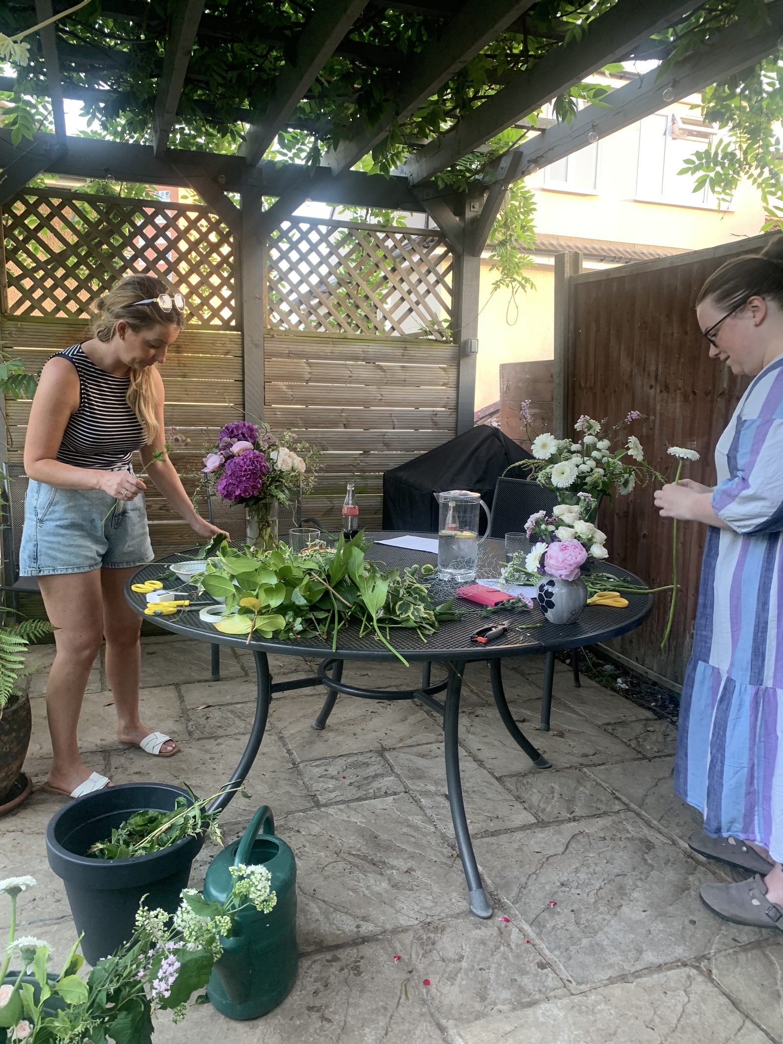 A floristry workshop in the garden with Tracy Rowbottom